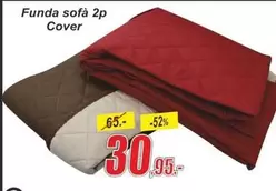 Oferta de Funda Sofá 2p Cover por 30,95€ en Hipo Gegant