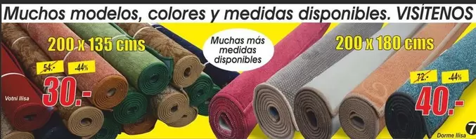 Oferta de Muchos Modelos, Colores Y Medidas Disponibles por 30€ en Hipo Gegant