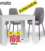 Oferta de Mesa Mafra Y Silla Senala por 169€ en Hipo Gegant