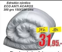 Oferta de Edredón Nordico Eco Anti Ácaros por 31,95€ en Hipo Gegant