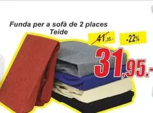 Oferta de Funda Per A Sofà De 2 Places por 31,95€ en Hipo Gegant