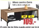 Oferta de Mesa Centro Osiris por 109€ en Hipo Gegant