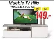 Oferta de Mueble TV Hills por 149€ en Hipo Gegant