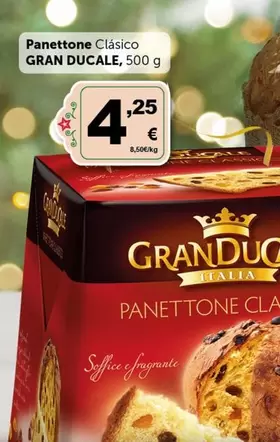 Oferta de Panettone Clásico por 4,25€ en Masymas