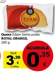 Oferta de Edam - Queso  Semicurado por 3,36€ en Masymas