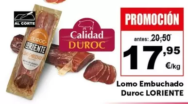 Oferta de Duroc - Lomo Embuchado Duroc por 17,95€ en Masymas