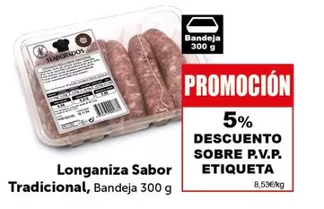 Oferta de Longaniza Sabor Etiqueta en Masymas