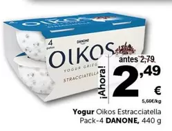 Oferta de Danone - Yogur Oikos Estracciatella por 2,49€ en Masymas