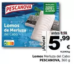 Oferta de Pescanova - Lomos Merluza Del Cabo por 5,99€ en Masymas