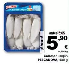 Oferta de Pescanova - Calamar Limpio por 5,9€ en Masymas