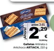 Oferta de Artiach - Galletas Artinata O Artichoco por 2,29€ en Masymas