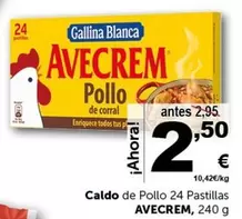 Oferta de Gallina Blanca - Caldo De Pollo 24 Pastillas por 2,5€ en Masymas