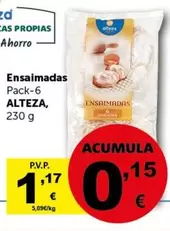 Oferta de Alteza - Ensaimada por 1,17€ en Masymas