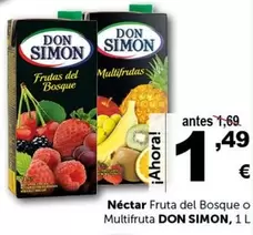 Oferta de Don Simón - Néctar Fruta Del Bosque O Multifruta por 1,49€ en Masymas