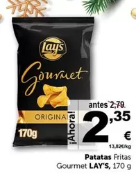 Oferta de Lay's - Patatas Fritas Gourmet por 2,35€ en Masymas