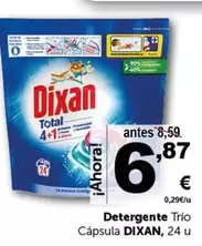 Oferta de Dixan - Detergente Trio Cápsula por 6,87€ en Masymas