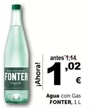 Oferta de Fonter - Agua Con Gas por 1,02€ en Masymas