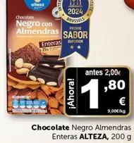 Oferta de Alteza - Chocolate Negro Almendras Enteras por 1,8€ en Masymas