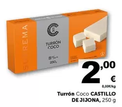 Oferta de Suprema - Turrón Coco por 2€ en Masymas