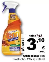 Oferta de Tenn - Quitagrasas Con Bioalcohol por 3,1€ en Masymas