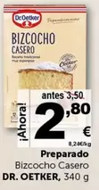 Oferta de Dr Oetker - Bizcocho Casero por 2,8€ en Masymas