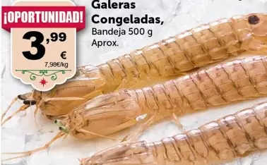 Oferta de Galeras Congeladas por 3,99€ en Masymas