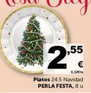 Oferta de Platos Navidad por 2,55€ en Masymas