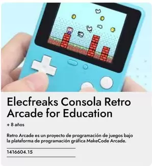 Oferta de Elecfreaks Consola Retro Arcade For Education en Abacus