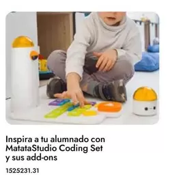 Oferta de Inspira A Tu Alumnado Con Matatastudio Coding Set Y Sus Add Ons en Abacus