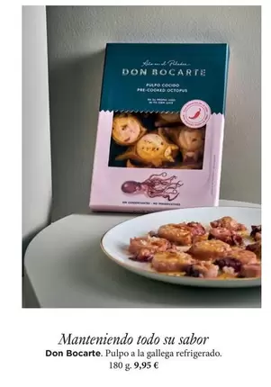 Oferta de Pulpo - Mantemenda Todo Su Sabor por 9,95€ en El Corte Inglés