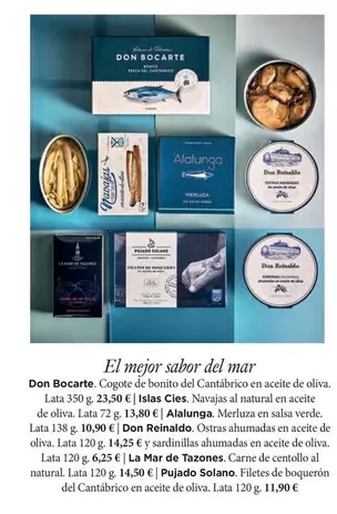 Oferta de El Mejor Sabor Del Mar por 23,5€ en El Corte Inglés