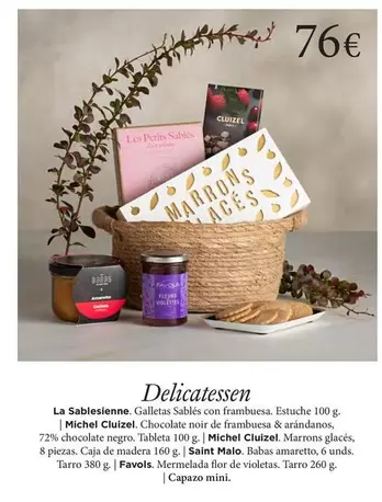 Oferta de Delicatessen - La Sabreseienne por 76€ en El Corte Inglés