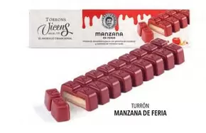 Oferta de Vicens - Turrón Manzana De Fería en El Corte Inglés