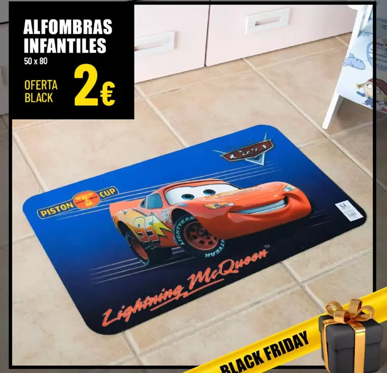 Oferta de Alfombras Infantiles por 2€ en Outlet Hogar