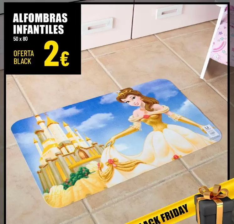 Oferta de Alfombras Infantiles por 2€ en Outlet Hogar