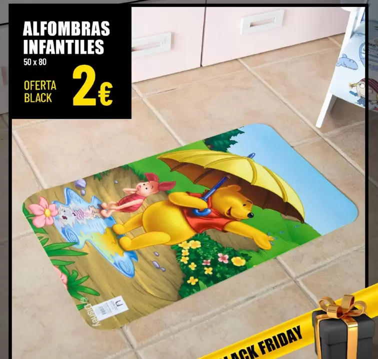 Oferta de Disney - Alfombras Infantiles por 2€ en Outlet Hogar