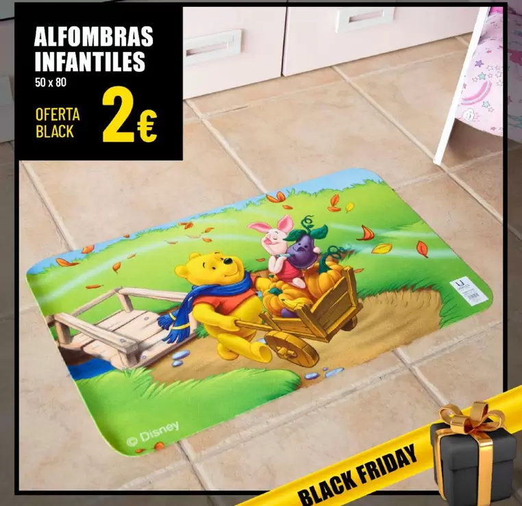 Oferta de Disney - Alfombras Infantiles por 2€ en Outlet Hogar