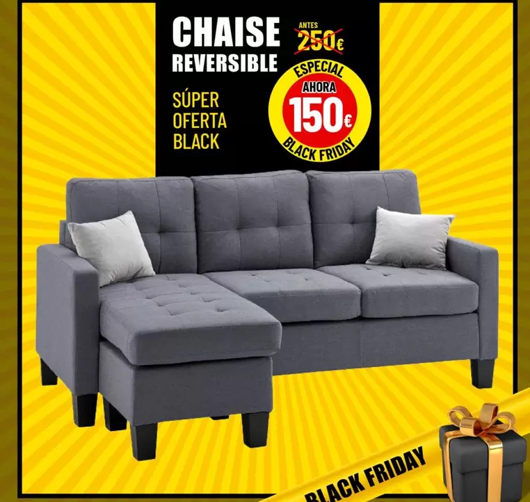 Oferta de Special - Chaise Reversible por 250€ en Outlet Hogar