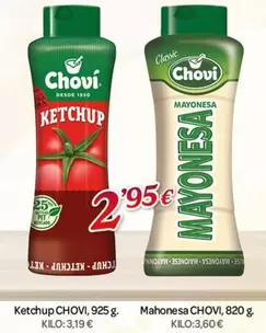 Oferta de Chovi - Ketchup por 2,95€ en Alsara Supermercados