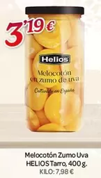 Oferta de Helios - Melocoton Zumo Uva Helios Tarro por 3,19€ en Alsara Supermercados