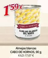 Oferta de Cabo de Hornos - Almejas Blancas por 1,59€ en Alsara Supermercados