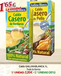 Oferta de Gallina Blanca - Caldo por 1,65€ en Alsara Supermercados