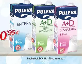 Oferta de Puleva - Leche por 0,95€ en Alsara Supermercados