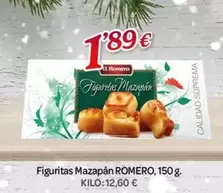 Oferta de Romero - Figuritas Mazapán por 1,89€ en Alsara Supermercados