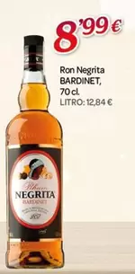 Oferta de Bardinet - Ron Negrita por 8,99€ en Alsara Supermercados