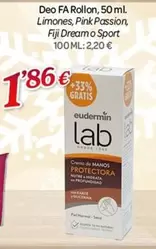 Oferta de Eudermin - Deo FA Rollon por 1,86€ en Alsara Supermercados