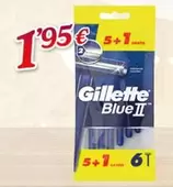 Oferta de Gillette - Maquinilla De Afeitar Blue II por 1,95€ en Alsara Supermercados