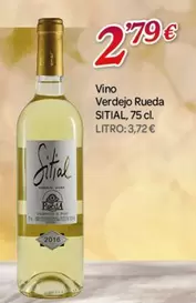 Oferta de Sitial - Vino Verdejo Rueda por 2,79€ en Alsara Supermercados