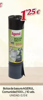 Oferta de Agerul - Bolsa De Basura por 1,25€ en Alsara Supermercados