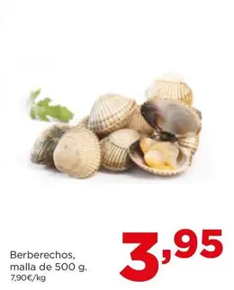 Oferta de Berberechos, Malla De 500 G. por 3,95€ en Alimerka